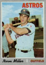 1970 Topps Baseball Cards      619     Norm Miller